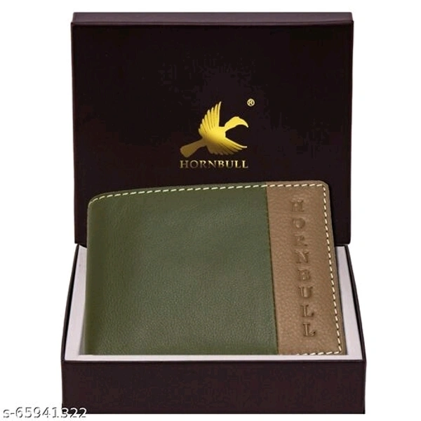 Hornbull Taylor Olive Green Mens Leather Wallet – Premium Quality Leather Wallet for Mens & RFID Blocking Genuine Leather Mens Wallet