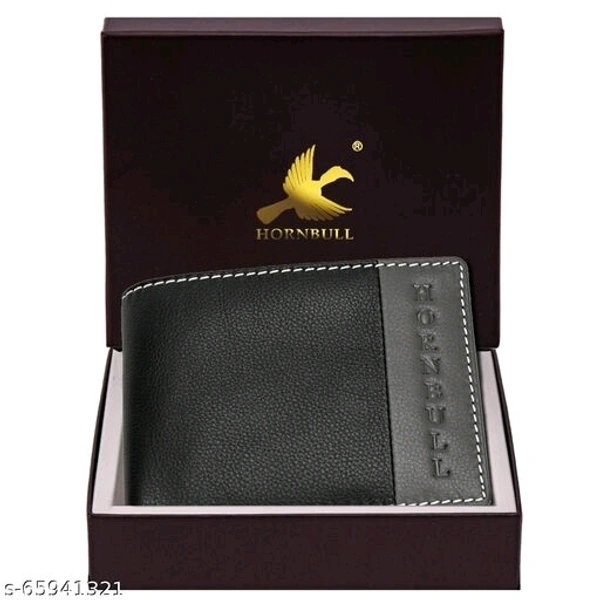 Hornbull Taylor Black Mens Leather Wallet – Premium Quality Leather Wallet for Mens & RFID Blocking Genuine Leather Mens Wallet