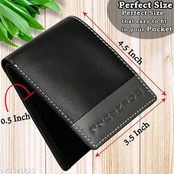 Hornbull Taylor Black Mens Leather Wallet – Premium Quality Leather Wallet for Mens & RFID Blocking Genuine Leather Mens Wallet