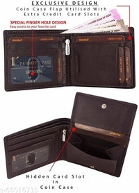 Hornbull Markus Brown Mens Leather Wallet | Leather Wallet for Men | RFID Mens Wallet