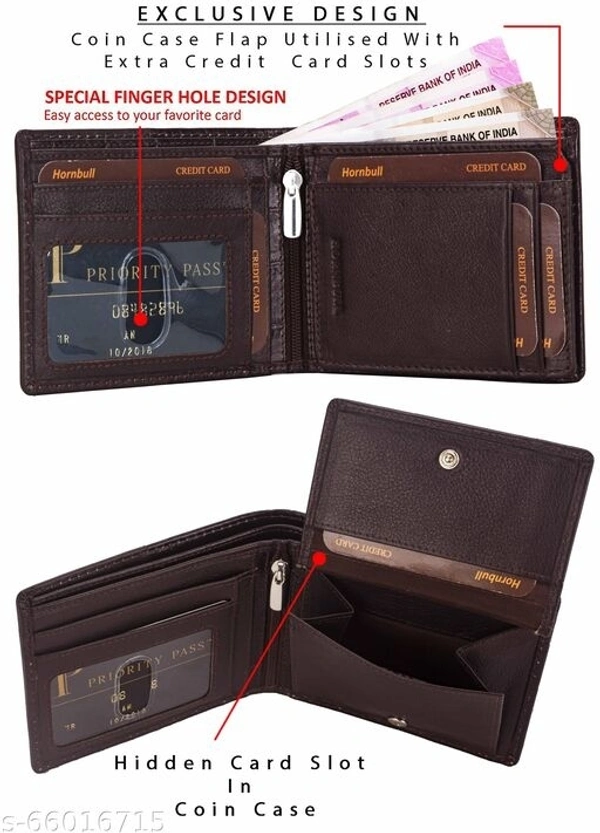 Hornbull Markus Brown Mens Leather Wallet | Leather Wallet for Men | RFID Mens Wallet