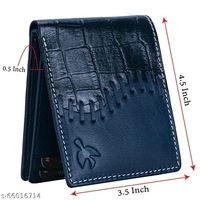 Hornbull Markus Navy Mens Leather Wallet | Leather Wallet for Men | RFID Mens Wallet
