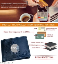 Hornbull Markus Navy Mens Leather Wallet | Leather Wallet for Men | RFID Mens Wallet