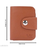 Wildauk Men Tan Artificial Leather Wallet  (5 Card Slots)