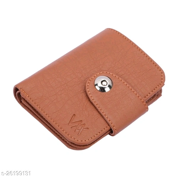 Wildauk Men Tan Artificial Leather Wallet  (5 Card Slots)