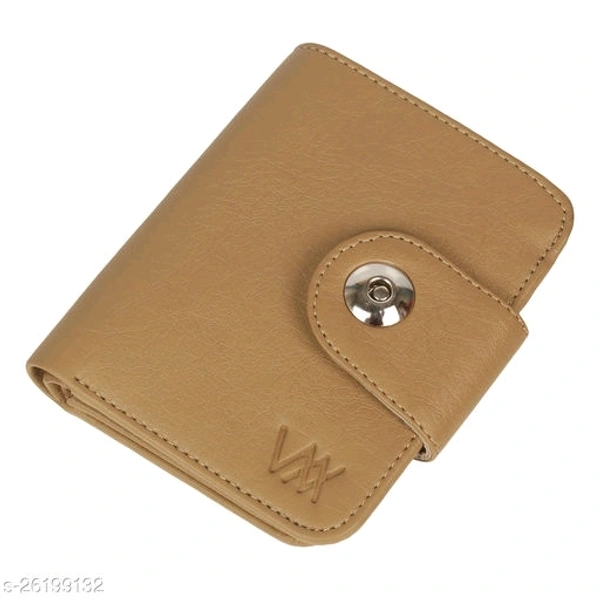 Wildauk Men Beige Artificial Leather Wallet  (5 Card Slots)