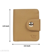 Wildauk Men Beige Artificial Leather Wallet  (5 Card Slots)