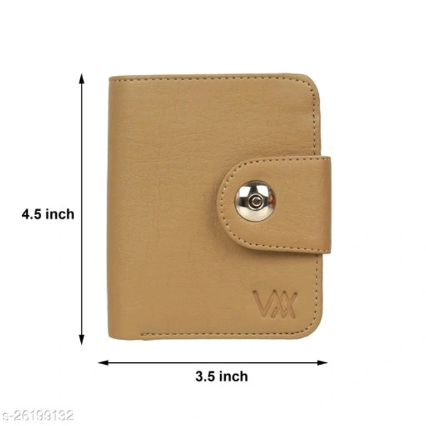 Wildauk Men Beige Artificial Leather Wallet  (5 Card Slots)