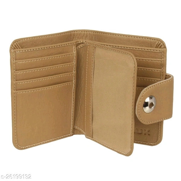 Wildauk Men Beige Artificial Leather Wallet  (5 Card Slots)