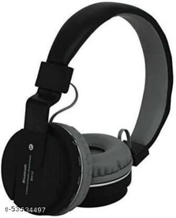 skynote FD1 Sh-12 with FM and SD Card Slot Bluetooth Headset Bluetooth Headset  (Black, On the Ear)