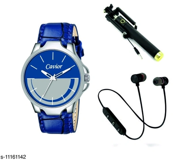 Combo Of Men's Watches With Mobile Accessories