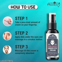 ALLBELLY Present Under Eye Cream for Dark Circles, Puffy Eyes, Wrinkles & Removal  (50 ml) pack of 3