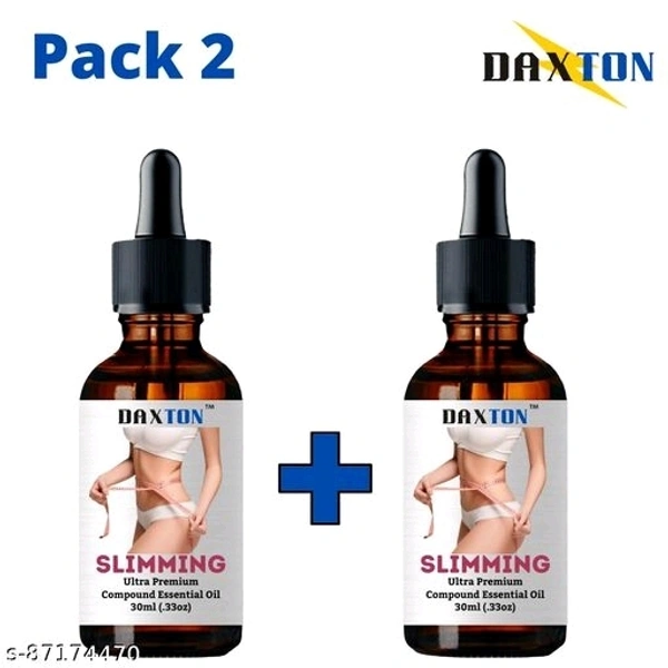 Daxton Fat Burning Oil, Slimming oil, Fat Burner, Anti Cellulite Slimming Oil For Stomach, Hips & Thigh Fat loss fat go slimming weight loss body fitness oil Fat Burning Oil, Slimming oil, Fat Burner Fat Burning ,fat go, fat loss- 100% Ayurvedic Pack 2