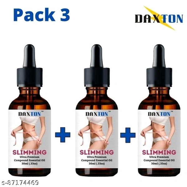 Daxton Fat Burning Oil, Slimming oil, Fat Burner, Anti Cellulite Slimming Oil For Stomach, Hips & Thigh Fat loss fat go slimming weight loss body fitness oil Fat Burning Oil, Slimming oil, Fat Burner Fat Burning ,fat go, fat loss- 100% Ayurvedic Pack 3