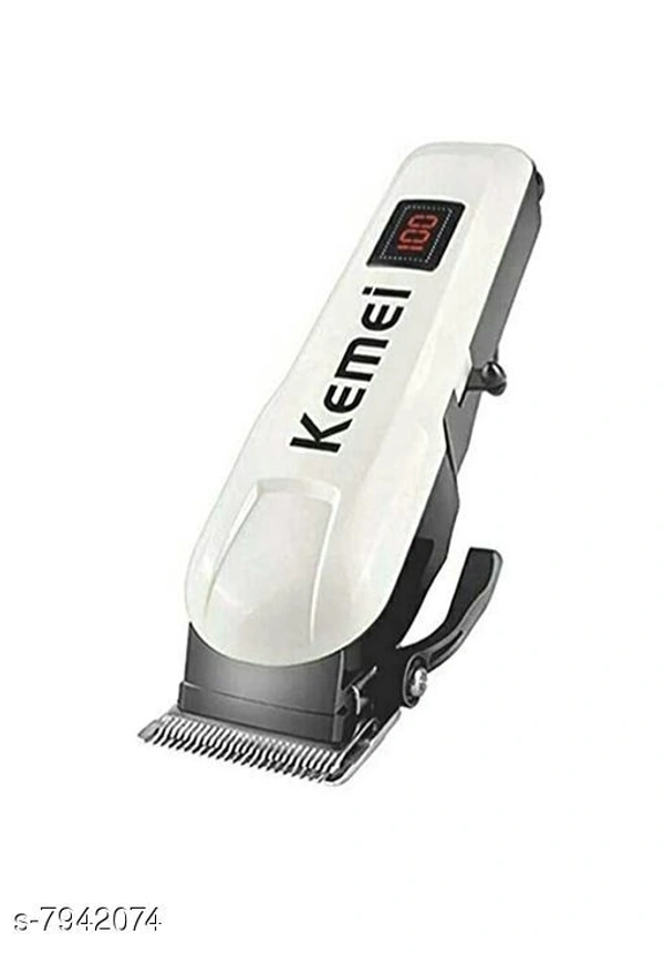  Stylish Rechargeable Professional Trimmer Kemei KM809A Runtime: 90 min Trimmer for Men & Women  