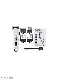  Stylish Rechargeable Professional Trimmer Kemei KM809A Runtime: 90 min Trimmer for Men & Women  