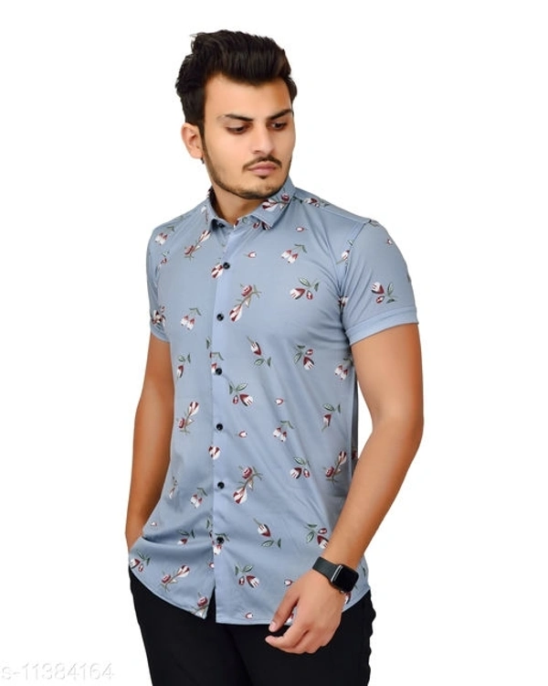 IMPORTED LYCRA MENS SHIRTS - L
