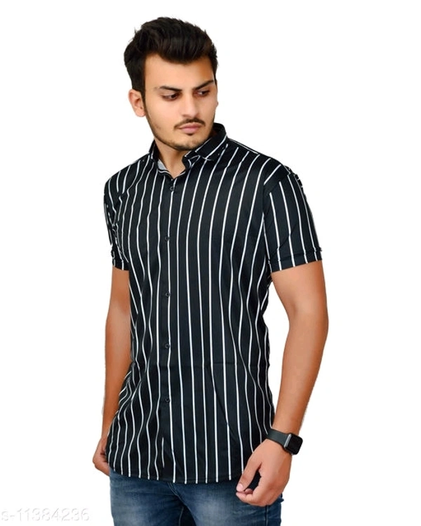 IMPORTED LYCRA MENS SHIRTS - S