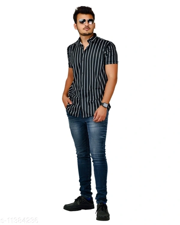 IMPORTED LYCRA MENS SHIRTS - M