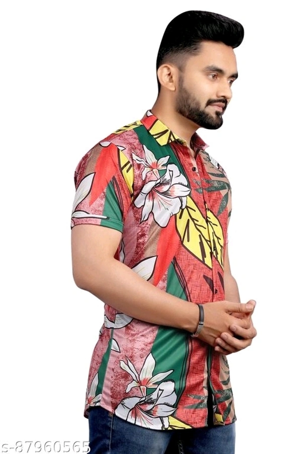 Urbane Designer Men Lycra Shirts - L