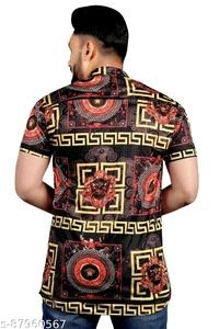 Trendy Graceful Men Lycra Shirts - L