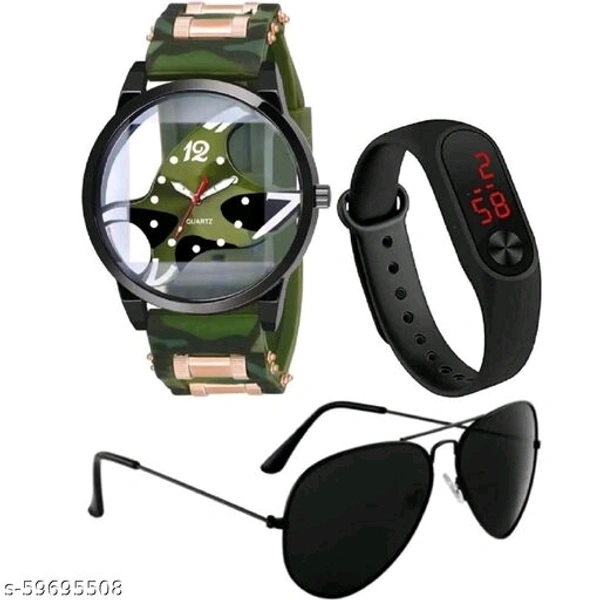 Green Arpar Avitor Blue M2 Blue Watch