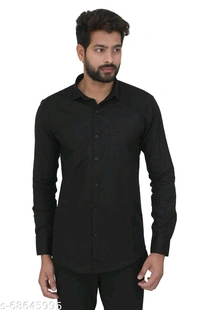 VENGA SPANISH LINEN Black SHIRT - L