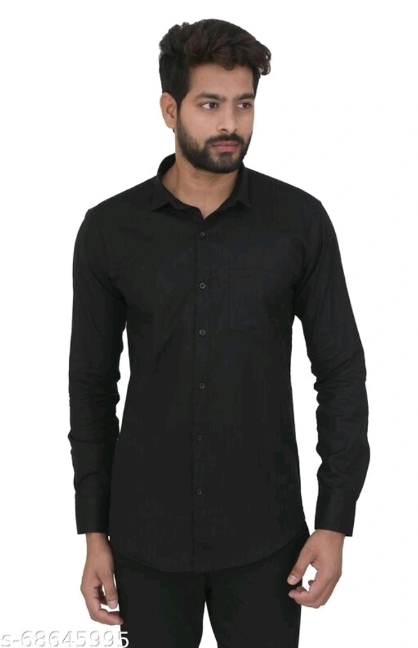 VENGA SPANISH LINEN Black SHIRT - L