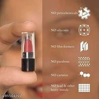 Just Herbs Ayurvedic Creamy Matte Lipstick Set For Lip Hydrating & Moisturizing, Suitable For All Indian Tones 38gm ( Pack of 16)