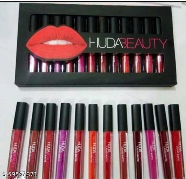 Matte Lipstick (multicolor pack of 12)
