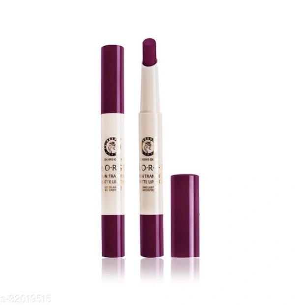 Colors Queen Kiss Proof Non Transfer Matte Lipstick(Wine)
