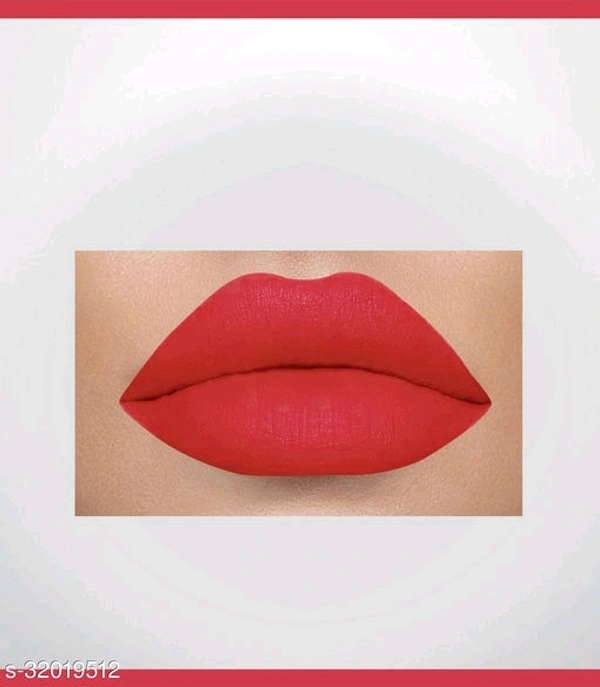 Colors Queen Kiss Proof Non Transfer Matte Lipstick(Rich Red)
