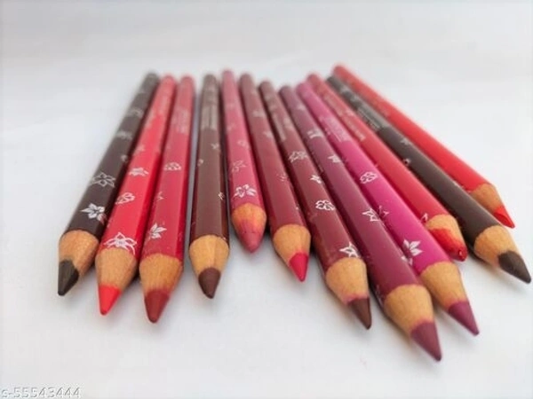 Half N Half Professional Lip Liner Different Color Combo Pack of 12