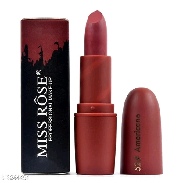  Miss Rose Professional Bullet Matte Lipstick Waterproof - Bullet 52