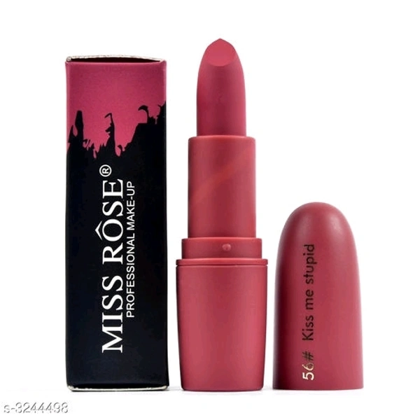  Miss Rose Professional Bullet Matte Lipstick Waterproof - Bullet 56