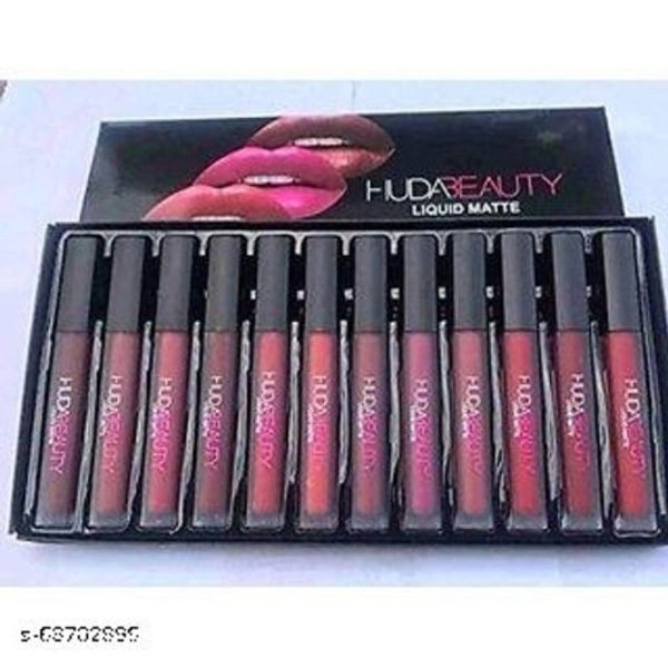 Red Matte Sensational Attractive Liquid Lipstick 60 ml (Pack of 12)