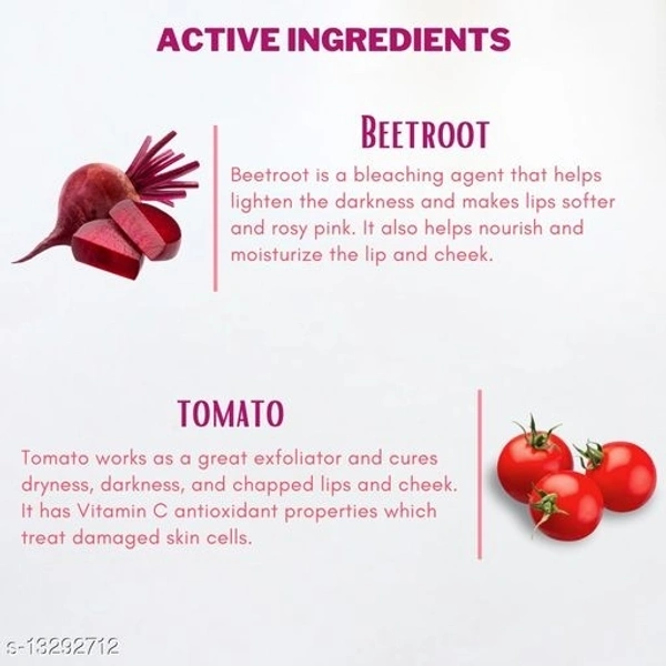 Aegte Organics Cheek & Lip Tint Balm with Real Beetroot & Tomato Extracts 15gm