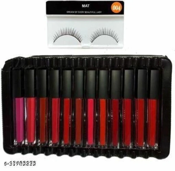 Red Matte Liquid Lipsticks Long Lasting Finish and high Quality (Set of 7)