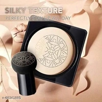 Sunisa 3 in 1 Air Cushion Mushroom Head CC Cream Foundation & Mini Hair Straightner & 5 Step Mate Lipstick & 3 Pcs Spounge Puff  (12 Items in the set)