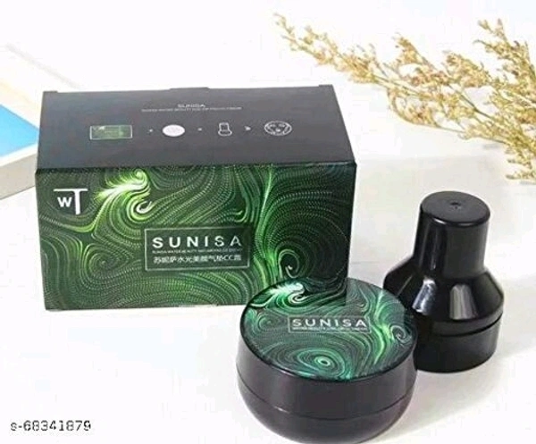 COMBO PACK OF  Sunisa 3 in 1 Air Cushion Mushroom Head CC Cream Foundation WITH 5 in 1 lipstick ( 5 shades of lipstick) (pack of 2 items in the set)