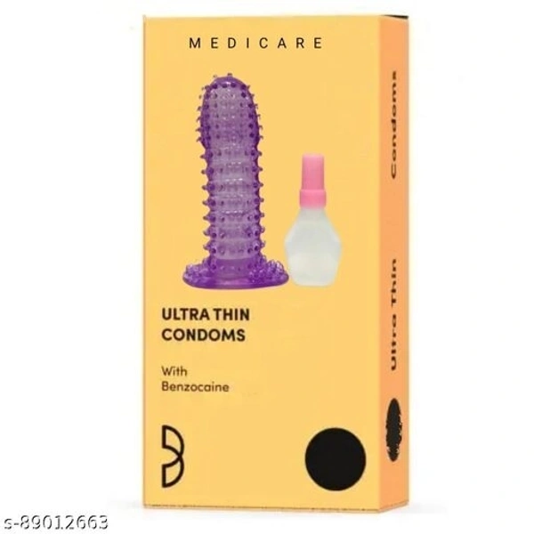 FANCY JAPANI SMOOTH DOTED CRYSTAL CONDOM WITH OIL REUSABLE AND WASHEBLE