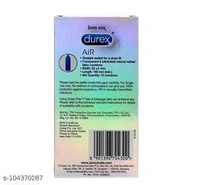 Durex Love Sex Air Ultra Thin Condoms for Men - Suitable for use with lubes & toys, 10 Count
