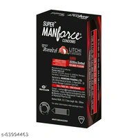 Manforce Litchi 1500 Dots Flavoured & Dotted for Extra Stimulation Condom - pack of 3 (10 pcs each)