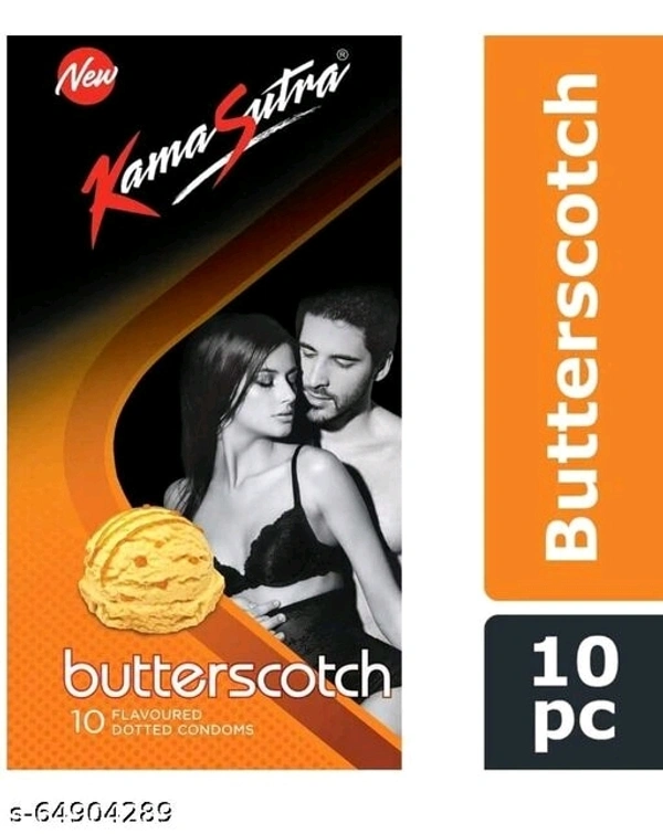 KS Dotted Regular Butterscotch Flavour Condoms