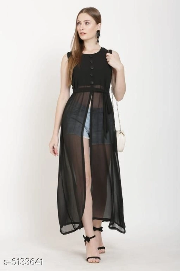 Women's Georgette Midi Tops - M