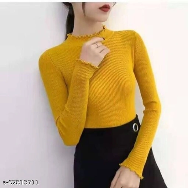 Stylish women highneck babylock top -  maroon Tops & Tunics