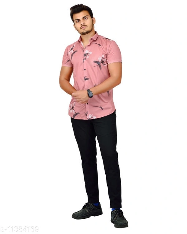 IMPORTED LYCRA MENS SHIRTS - L