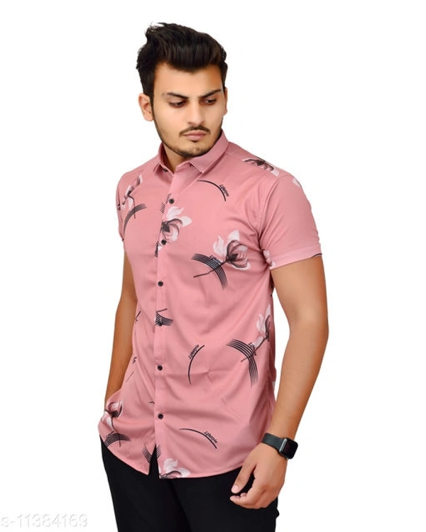 IMPORTED LYCRA MENS SHIRTS - L