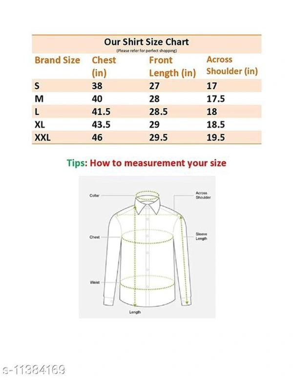 IMPORTED LYCRA MENS SHIRTS - L
