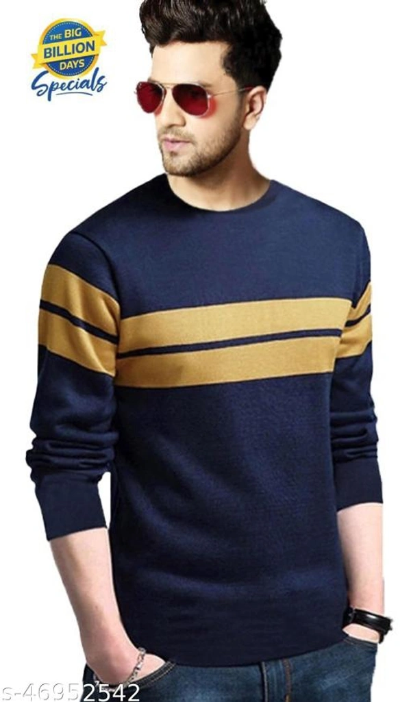 Trndy Trond Regular Fit Full Sleeve Cotton -Blend  Men's T-shirt - L